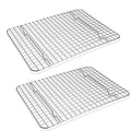 P&P CHEF 11.75 Inch Stainless Steel Cooling Baking Rack Set of 2 - size: 11.75 Inch