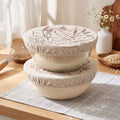 Elastic Bread Proofing Bowl Covers 2-Pack with Waterproof Liner - color: 10 Inch