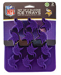 Masterpieces NFL Minnesota Vikings Ice Cube Tray – Silicone Mold for Ice, Candy, Chocolates – Vikings Kitchen Accessories - style: Minnesota Vikings