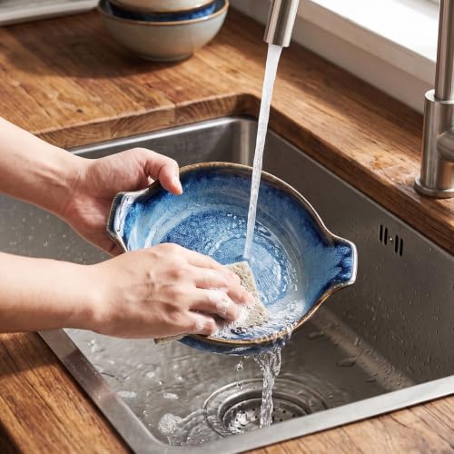 Ceramics Au Gratin baking Dishes Set of 4, Baking Tray Bake ware, 8.6 oz Ramekins, for Pie Pan, Appetizer, Tart, Dessert, Quiche, Oven Small dish, individual dishes, Round 7.5 Inch - color: Deep Round 7.5 Inch