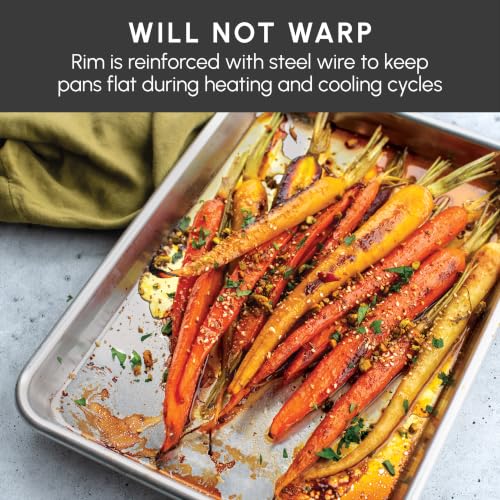 Nordic Ware Aluminized Steel Quarter Sheet Baking Pans, 2-Pack - size: Quarter Sheet 2-Pack