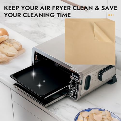 BYKITCHEN 12 Inch Air Fryer Parchment Paper Liners for Ninja SP151 SP101 - size: 120pcs-12x12inch