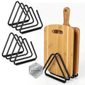 2 Pcs Cutting Board Holder, Heavy Duty Triangle Metal
