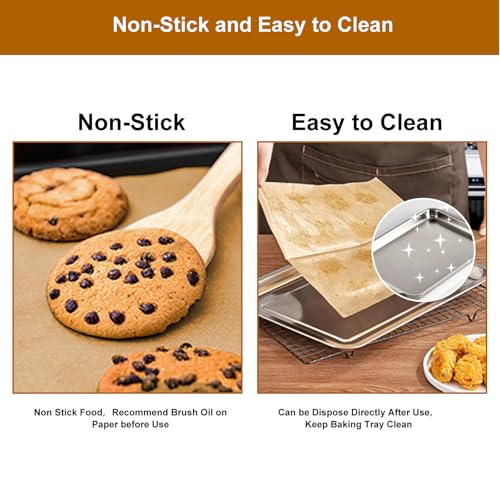 O2frepak Parchment Paper Baking Sheets 300ct 12"x16" PreCut