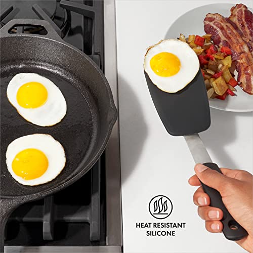 OXO Good Grips Small Silicone Flexible Turner - Black - size: one size