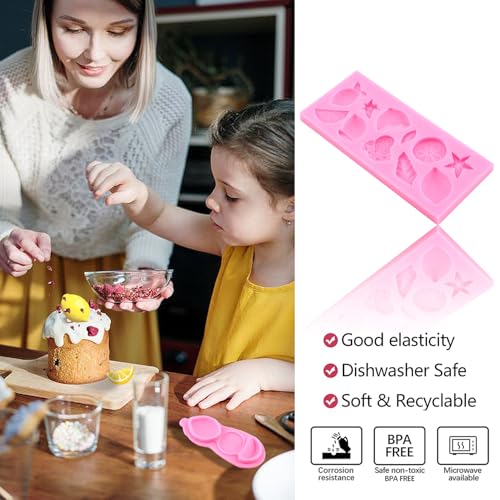 ZiXiang Fruit Silicone Mold Strawberry Lemon Fondant Molds Set Of 4 - color: Style C