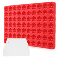 Flower Candy Molds 70 Cavity Silicone Chocolate Molds with Scraper