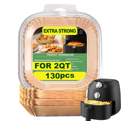 Small Air Fryer Liners, 2 qt Air Fryer Liners - size: 4.7''Square 130pcs