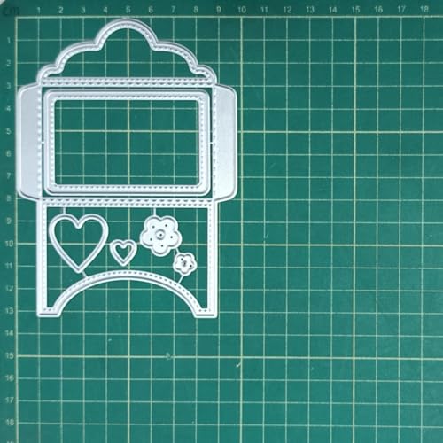 Mvchifay Cutting Dies Metal Stencils Scrapbooking Tool DIY Craft Carbon Steel Embossing Template for Paper Card Making (Envelope-9.8x13.2cm) - color: Slimline Card with Envelope-22.2x10.4cm