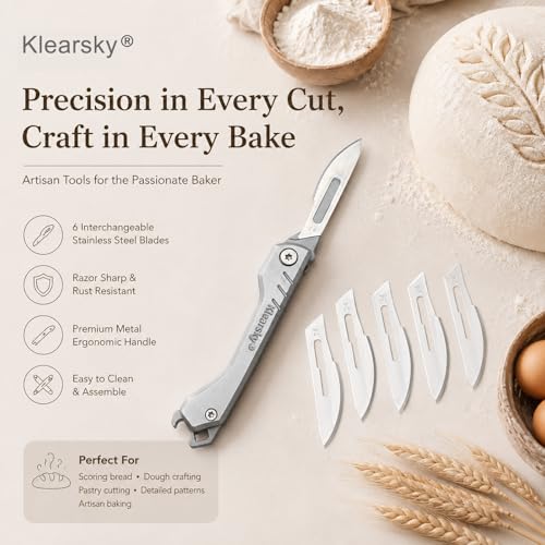 Foldable Bread lame, Stainless Steel Sourdough Scoring Tool
