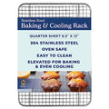100% Stainless Steel Cooling and Baking Rack - 8.5 x 12-inch - size: 8.5" x 12.0" 1-Pack