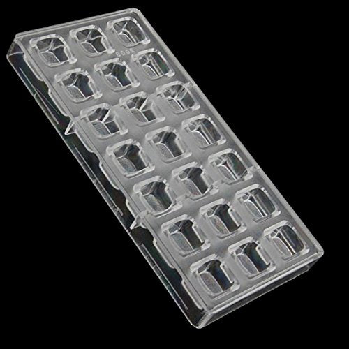 Square Shape Polycarbonate Chocolate Mold DIY Handmade Chocolate PC Mold Pastry Chocolate Tool