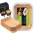 Air Fryer Liners Disposable for Ninja Dual, 8.6 x 5.5in, 300 Pcs - size: 8.6*5.5"Rectangle-300 PCS