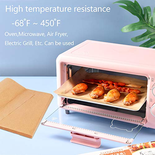 QYH 100 Pcs Parchment Paper Sheets for Baking, 8x12 Inches - size: 100 Pack-8"x12"