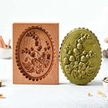 MOTEERLLU Wooden Springerle Cookie Molds for Baking, Violet - style: Violet