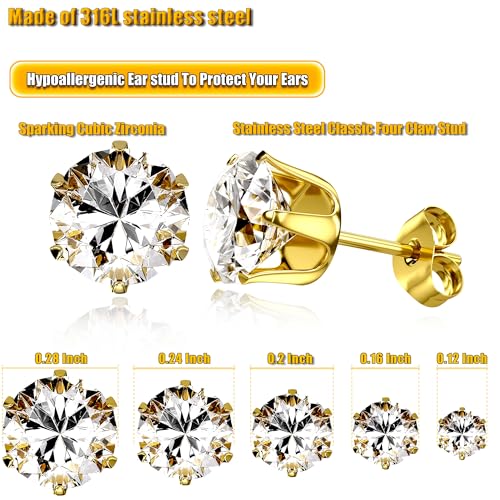 69 pcs Ear Piercing Gun, Reusable Ear Piercing Kit - color: gold