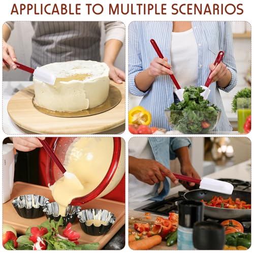 Norme 4 Pcs Commercial Rubber Spatula Heat Resistant, 14 Inch, 16.5 Inch - size: 14 Inch, 16.5 Inch