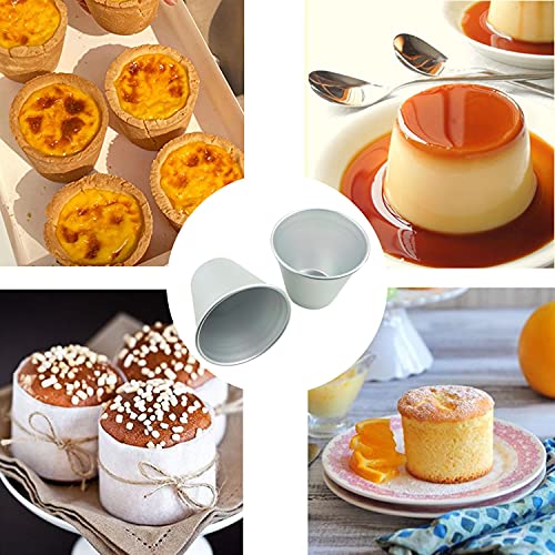 12 Pack Popover Pans, Individual Aluminium Large Muffin Molds