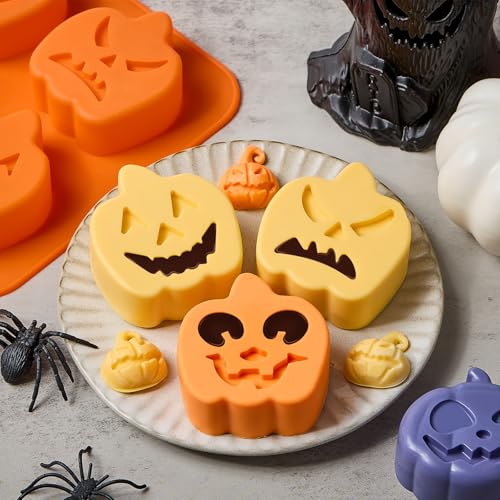 Halloween Chocolate Silicone Molds, 5Pcs