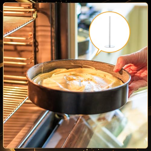 Newtay 8 Pcs 4 Inch Baking Rods for Cake Stainless Steel Cake Heating Cores - size: 4 Inches