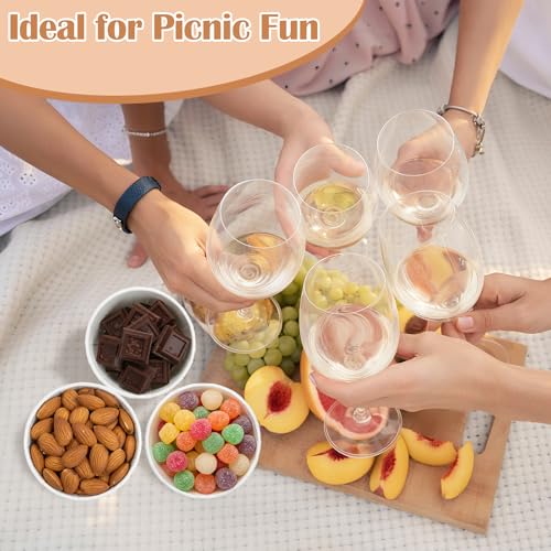 300 Pcs Paper Dessert Cups, 3.5 oz, White