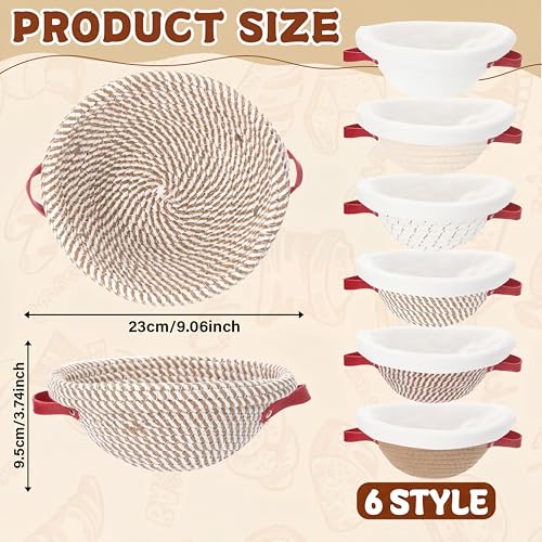 Gisafai 12 Set 9 inch Round Banneton Sourdough Bread Proofing Baskets Bulk