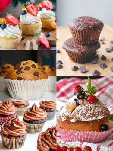 Walooza Muffin Pan - Nonstick 6-Cup Cake & Muffin Cups for Baking - size: 6 cup X 1