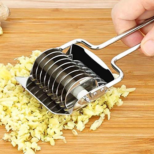 Pasta Maker, Stainless Steel Noodle Cutter Roller, Manual Pasta Dough Cutter