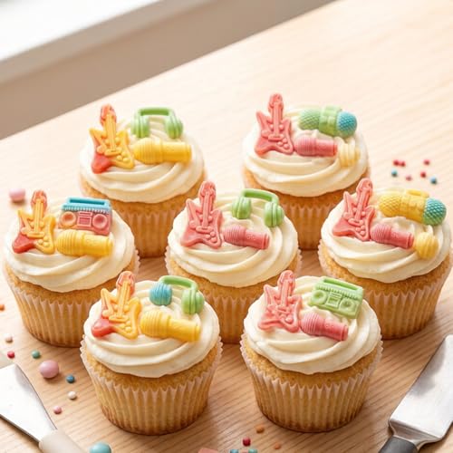 15 Cavity Music Theme Silicone Candy Molds - color: B