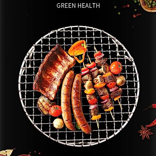 Multi-Purpose Round Cooling Cooking Rack Dia 7" Stainless Steel Barbecue Rack with 3 Legs for Cooking Baking Steaming - size: Dia 7"