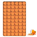 Pumpkin Candy Chocolate Silicone Molds - color: orange pumpkin
