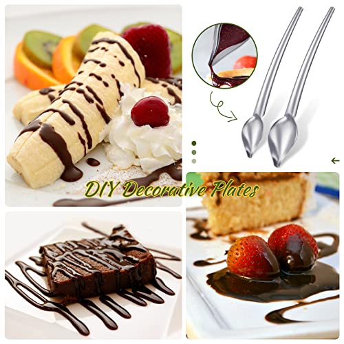 Patelai 3 Pcs Chocolate Dipping Tools Decorating Spoons,Classic Style - style: Classic Style