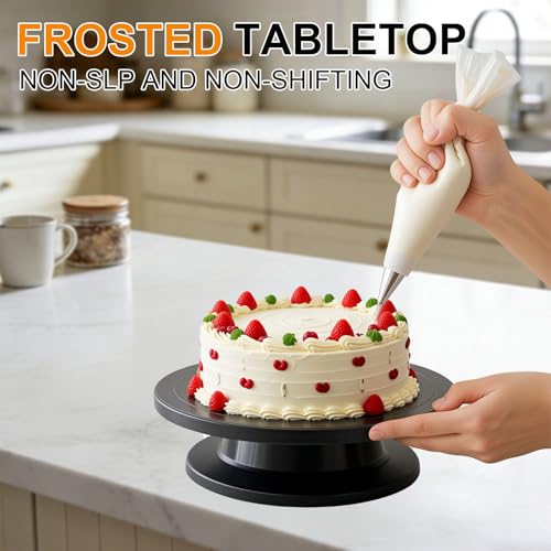 11 Inch Cake Turntable, Cake Decorating Turntable, Cake Spinner Stand