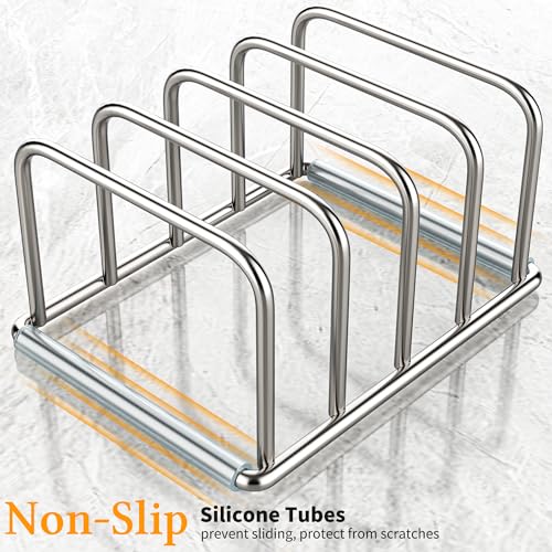 Cutting Board Organizer Holder Stand, Stainless Steel, 1PC(1.0in)