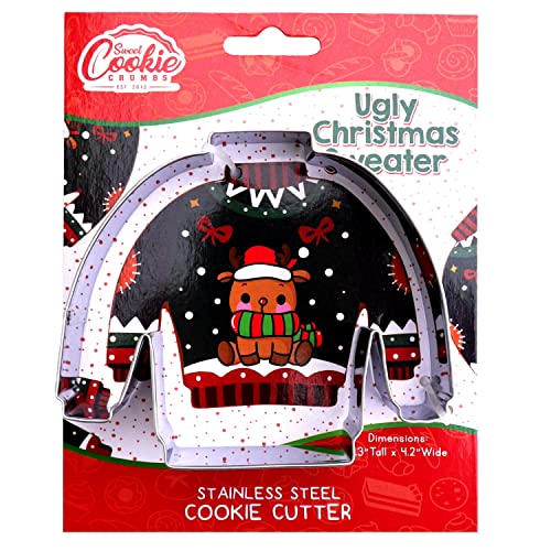 Christmas Sweater Cookie Cutter, Stainless Steel, Dishwasher Safe (Christmas Sweater) - color: Christmas Sweater, size: 1