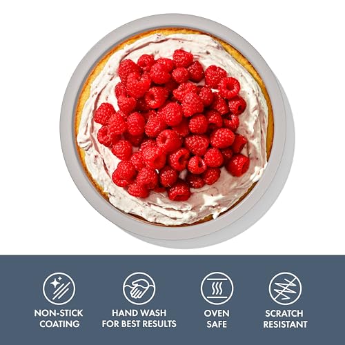 OXO Good Grips Non-Stick Pro Ceramic Coated 9-Inch Round Cake Pan - color: Storm Blue, size: 9" Round Cake Pan