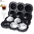 Silicone Ice Cube Tray with Lids, 2" Large Rose Ice Ball