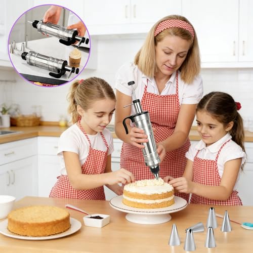 Frosting Piping Tips Kit, 34Pcs Stainless Steels Cake Decorating Tools