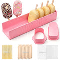 3in Cakesicle Cutter with 9in Tray, Cakesicle Mold Set, Pink - color: Pink, size: 3in, style: Single Slot