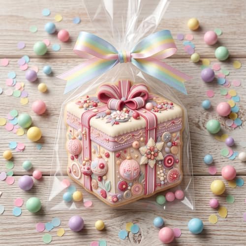 Christmas Gift Box Silicone Mold Present Box Fondant Mold - color: Style R