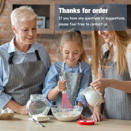 OYV Pink Silicone Whisk Set of 3, 8/10/12 Inch, Non-Scratch - color: Premium(Pink Pack)
