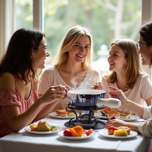 Artestia Serene Summits Swiss Design Fondue Set for Party