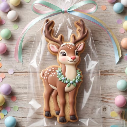 Christmas Reindeer Fondant Mold 3D Deer Silicone Chocolate Mold - color: Style S