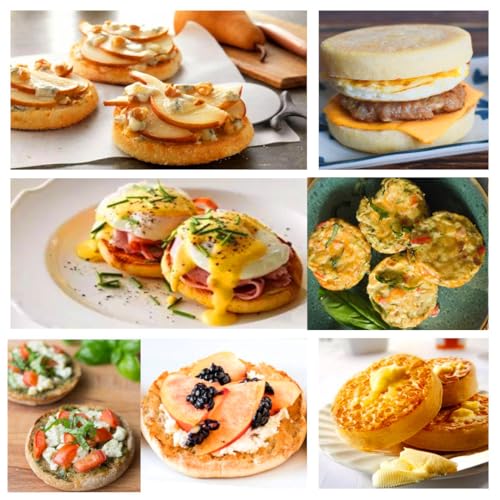 Ocmoiy Egg Mold for Breakfast Sandwiches, 3 Inch, 4 Pcs