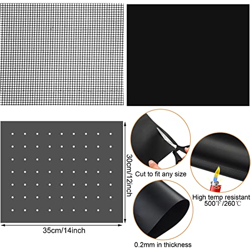 6 Pack Reusable Toaster Oven Liner Air Fryer Liners Trimmable, 12 x 14 Inch - size: 12 x 14 Inch