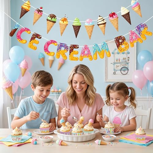 Summer Cupcake Liners, 200PCS Ice Cream Cupcake Liners - style: Ice Cream