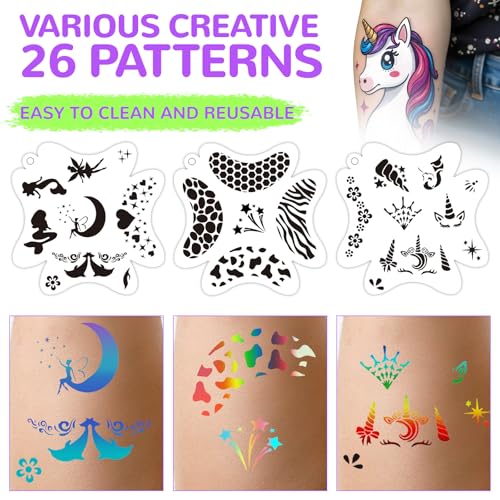 Face Painting Kit, 240g Split Cake Face Paint, Water Activated