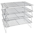Kitchenatics 4-Tier Stackable Cooling Rack Space Saving Baking Set, 15x10" - size: 15’’ x 10’’ 4-Tier