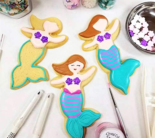 Ann Clark Mermaid Cookie Cutter, 4-3/4" Made in USA - style: Mermaid