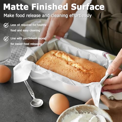 TeamFar Loaf Pan, 9¼" x 5" Bread Loaf Pans